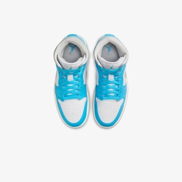  Jordan Air 1 Mid Kadın Mavi Spor Ayakkabı