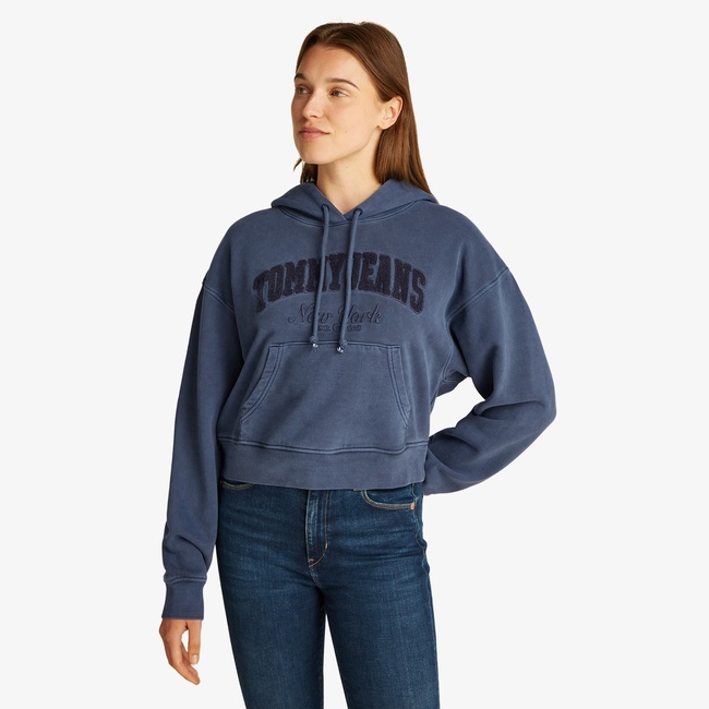  Tommy Hilfiger Kadın Mavi Sweatshirt