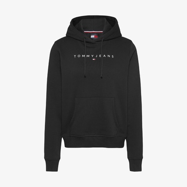  Tommy Jeans Kadın Siyah Sweatshirt