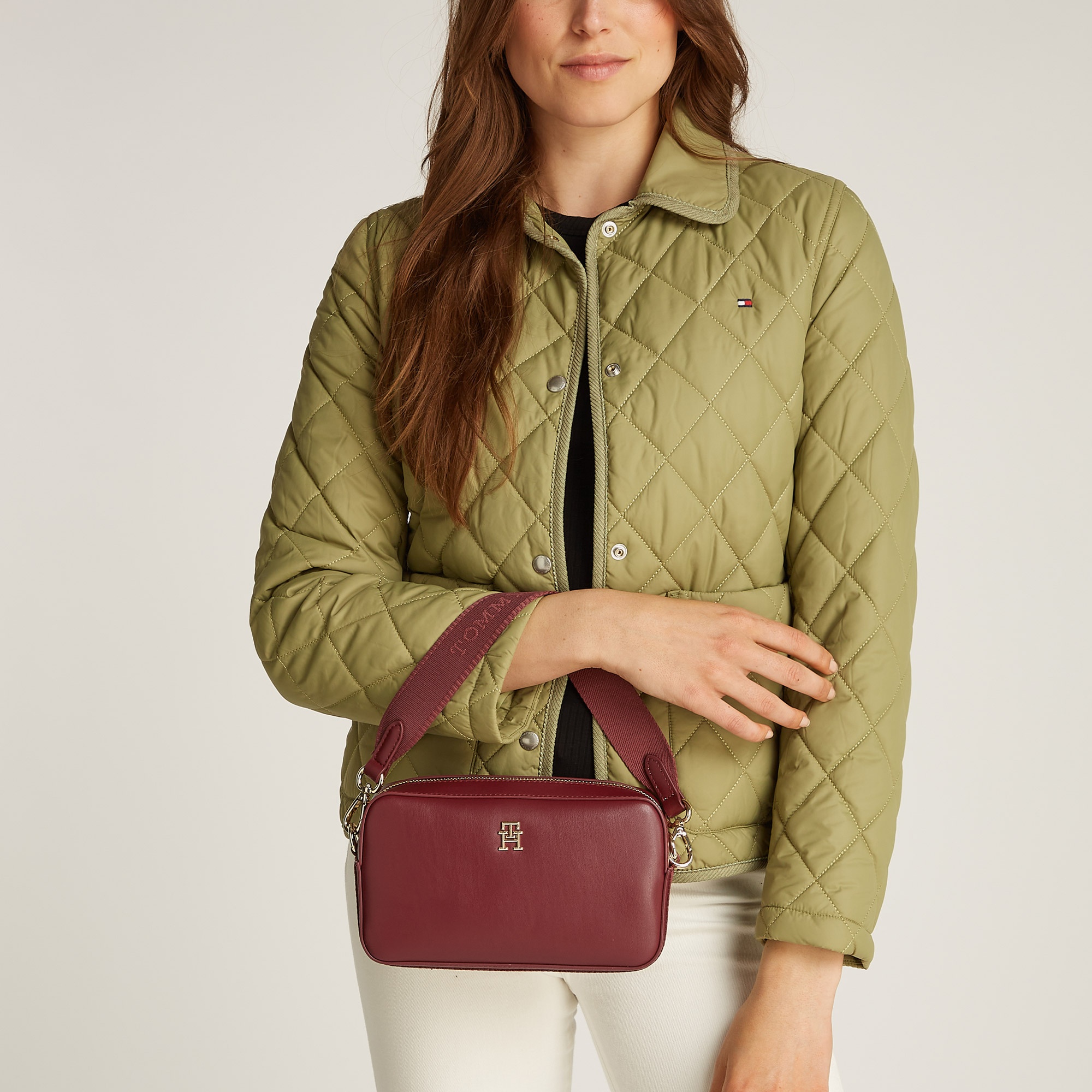 Tommy Hilfiger Kadın Kırmızı Çanta