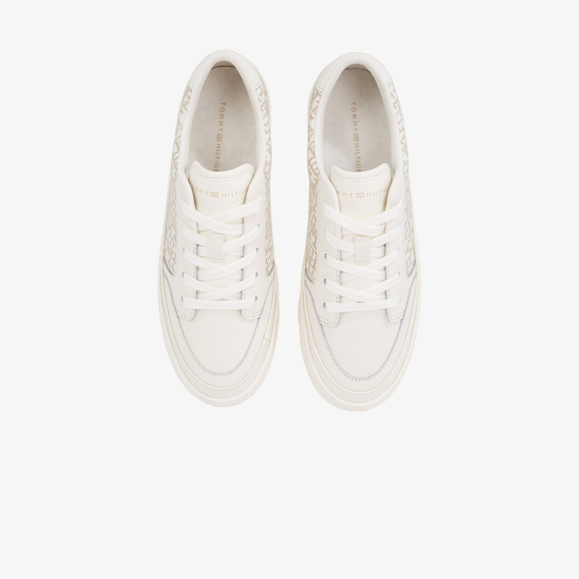 Tommy Hilfiger Kadın Krem Sneaker