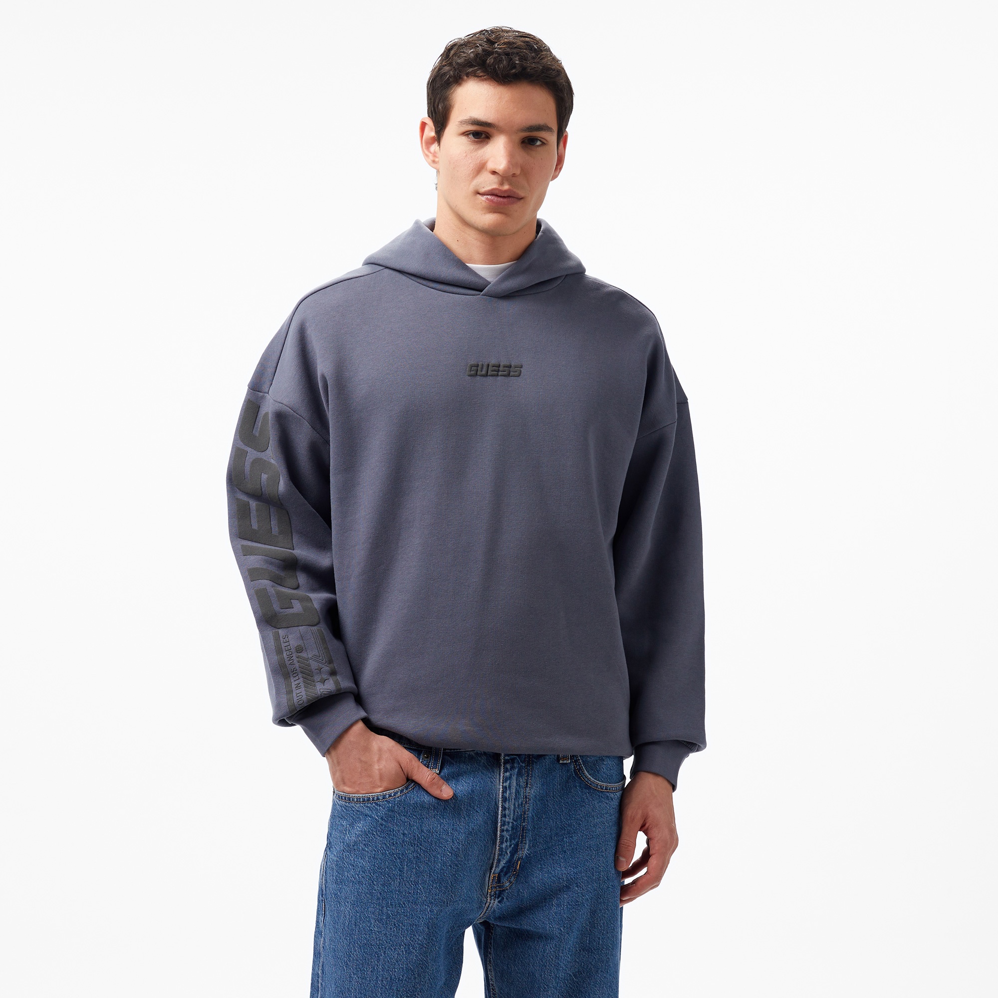 Guess Erkek Gri Sweatshirt