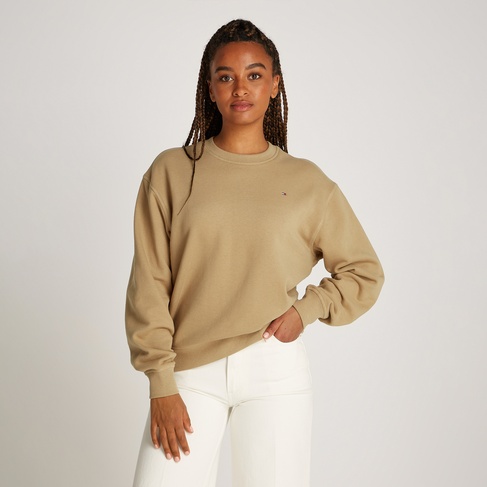  Tommy Hilfiger Kadın Haki Sweatshirt