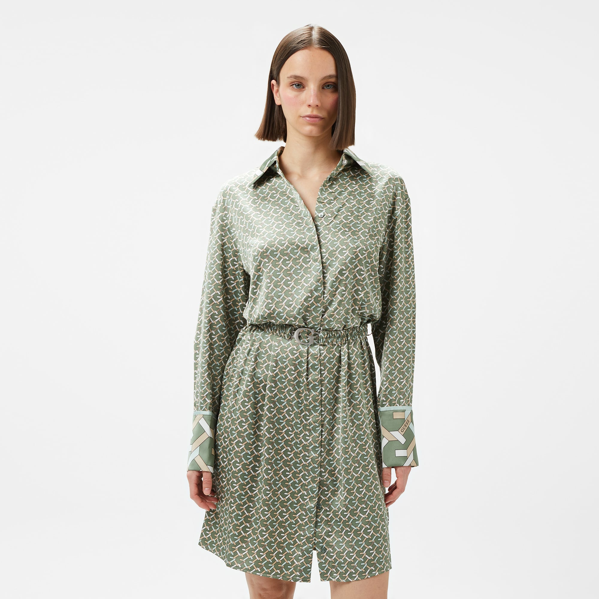  Guess Kadın Renkli Elbise