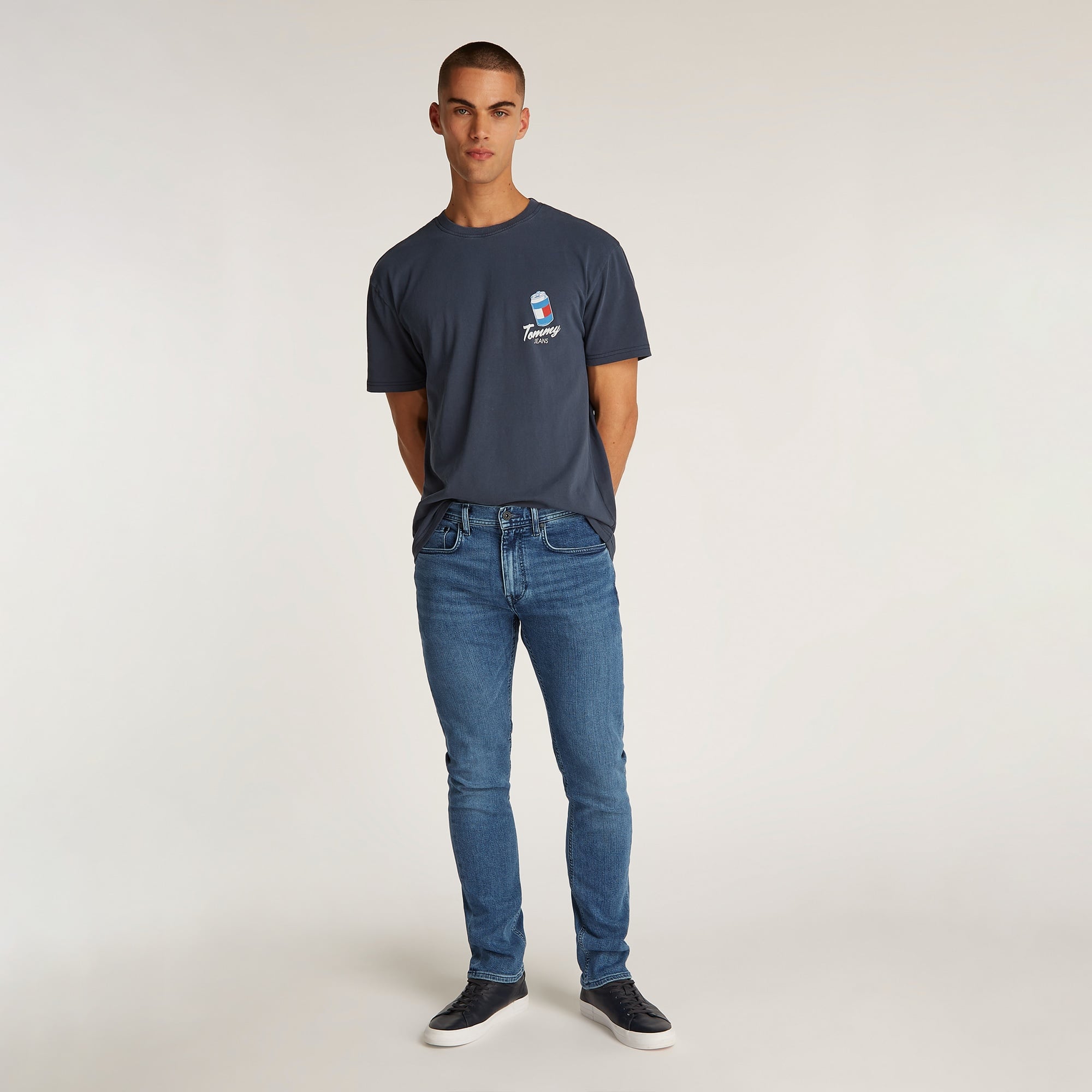 Tommy Hilfiger Erkek Mavi Pantolon