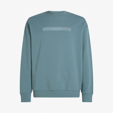  Calvin Klein Erkek Mavi Sweatshirt