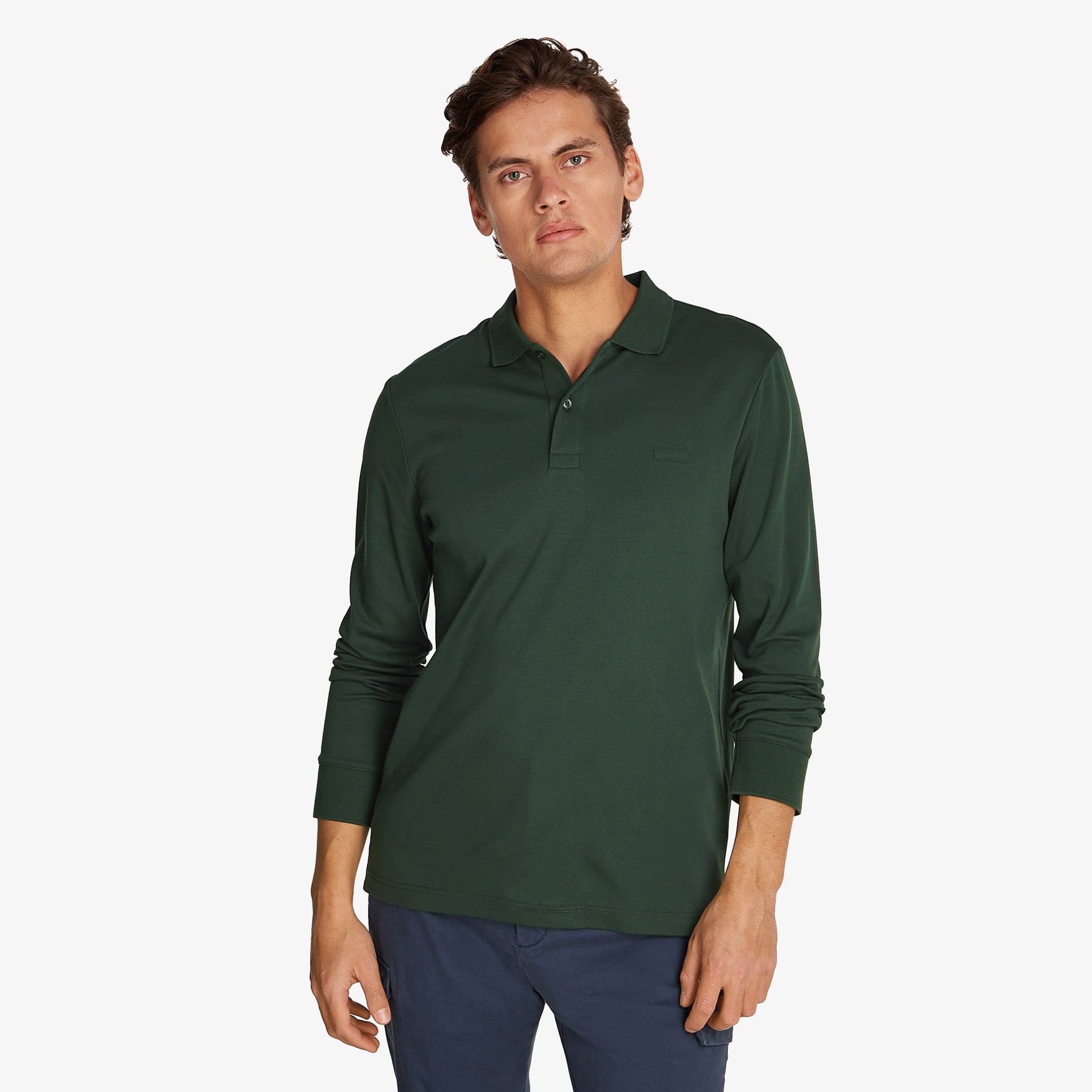 Calvin Klein Erkek Yeşil Polo