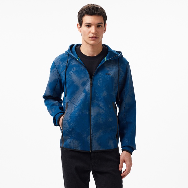  Boss Erkek Mavi Sweatshirt