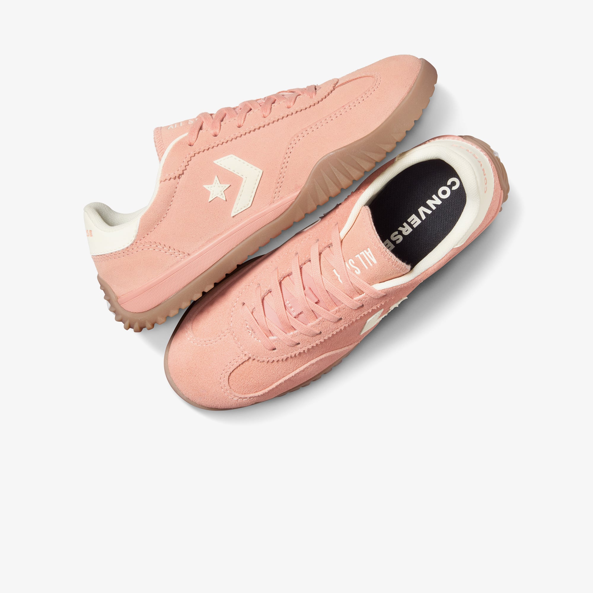 Converse Run Star Trainer Unisex Pembe Süet Sneaker - Görsel 6