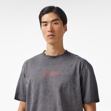  Guess Muscari Cn Mid Organiceam 180 Erkek Siyah T-Shirt