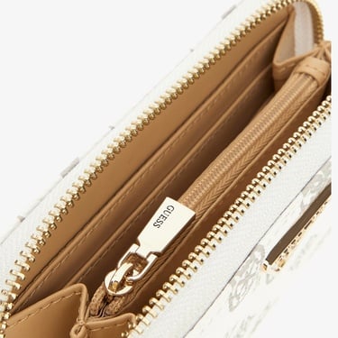  Guess Laurel Large Zip Noreen Kadın Beyaz  Cüzdan