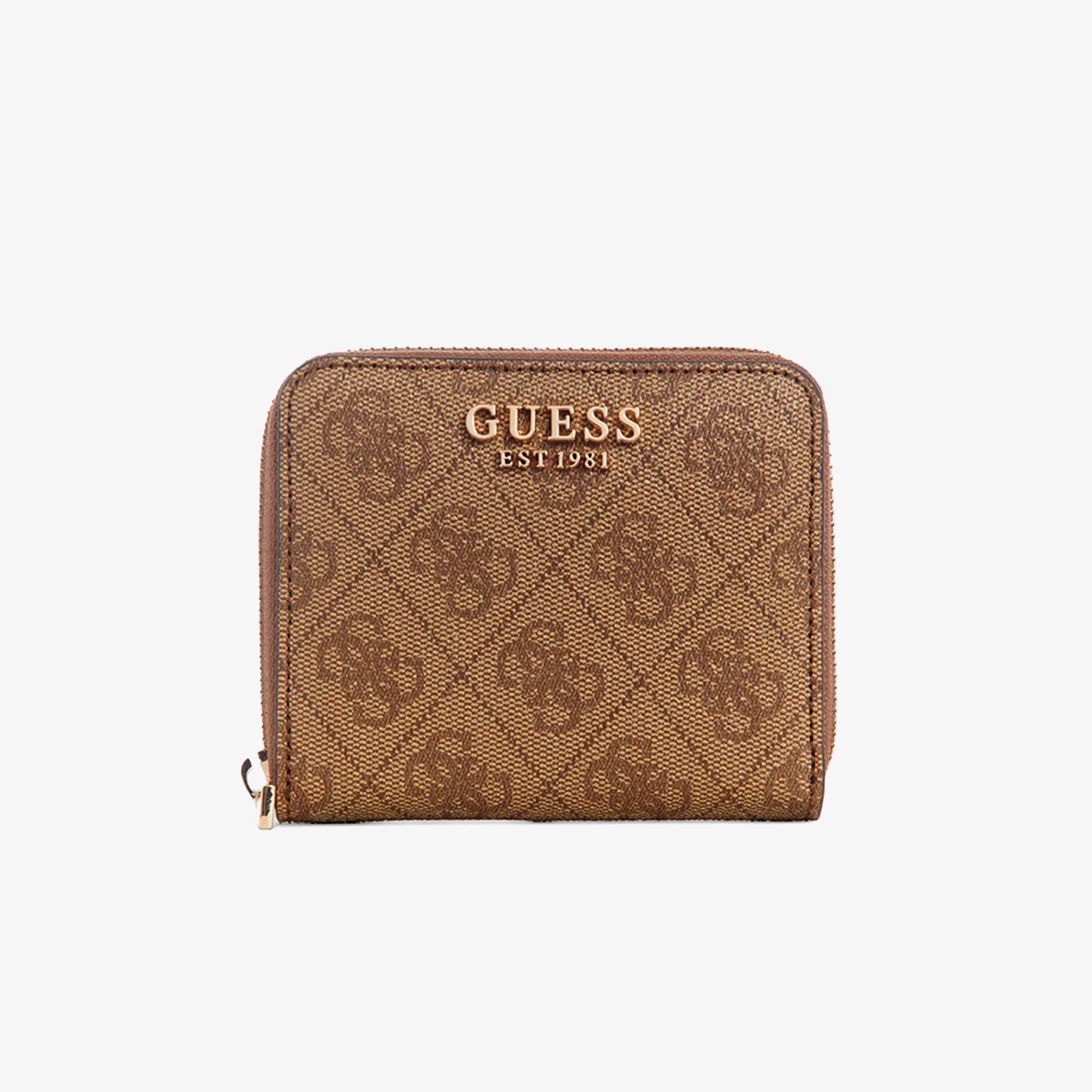 Guess Laurel Phone Cro Laurel Small Zip Around Kadın Kahverengi Cüzdan