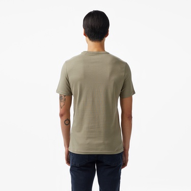  Guess Cn Triangle Mid Organiceam 180 Erkek Yeşil T-Shirt