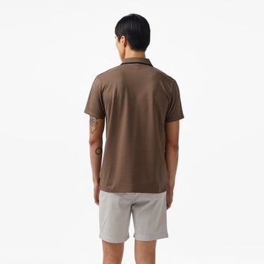  Guess Quattro Paul Pique 200 Erkek Kahverengi Polo