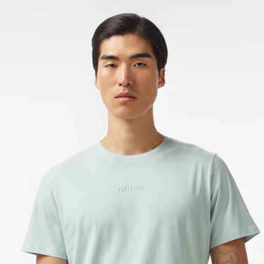  Guess Classic Erkek Yeşil T-Shirt