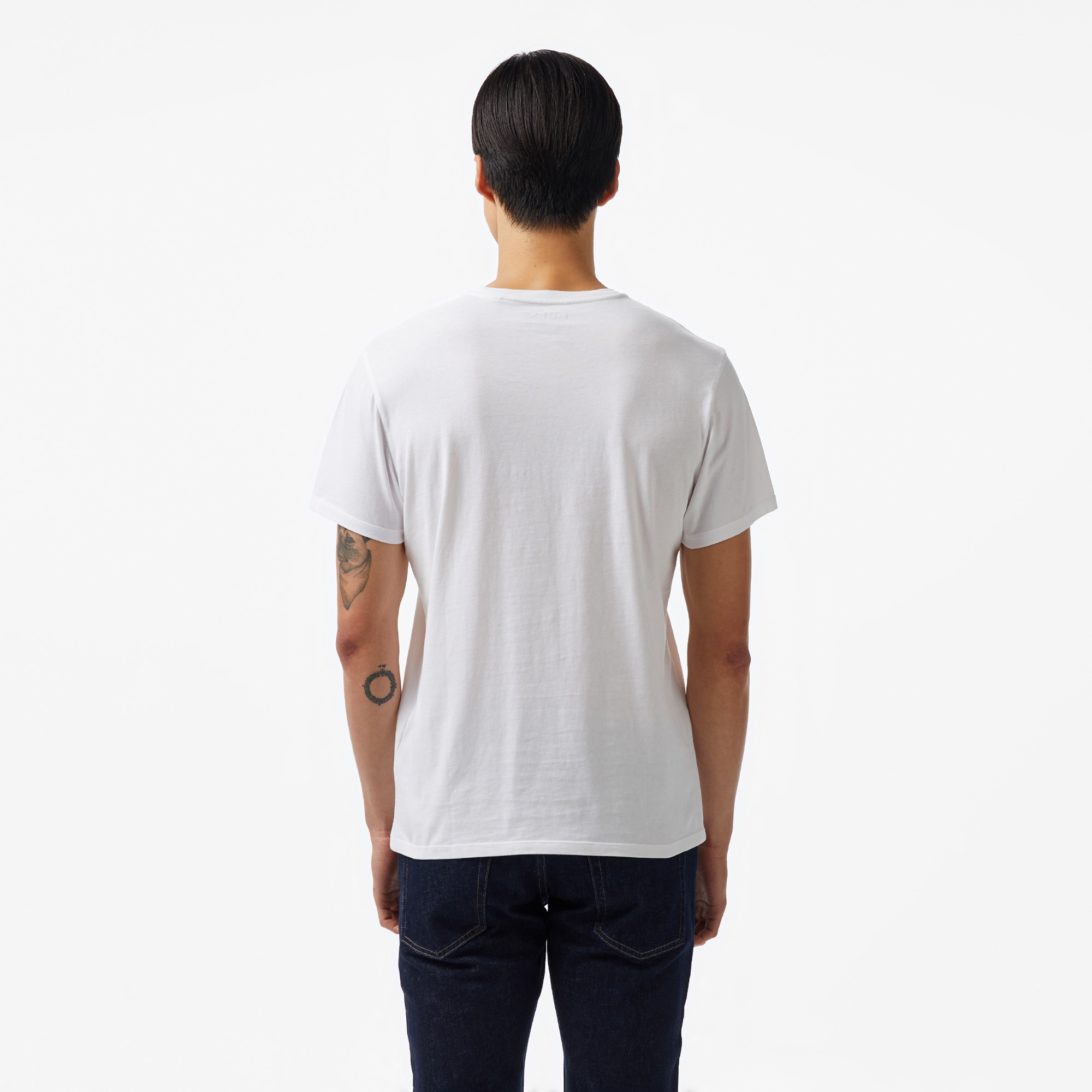 Guess Logombed 160 Erkek Beyaz T-Shirt