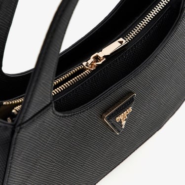  Guess Eco Gloriana Gfriend Jazlynn Hobo Crossbody Kadın Siyah Çapraz Çanta