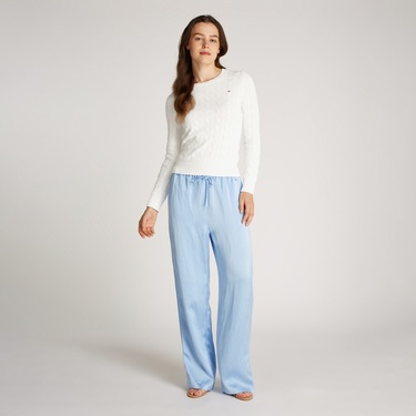  Tommy Hilfiger Kadın Beyaz Triko