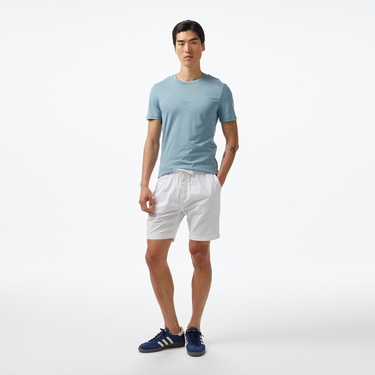  Guess Aidy Mid Organic Stream 180 Erkek Mavi T-Shirt