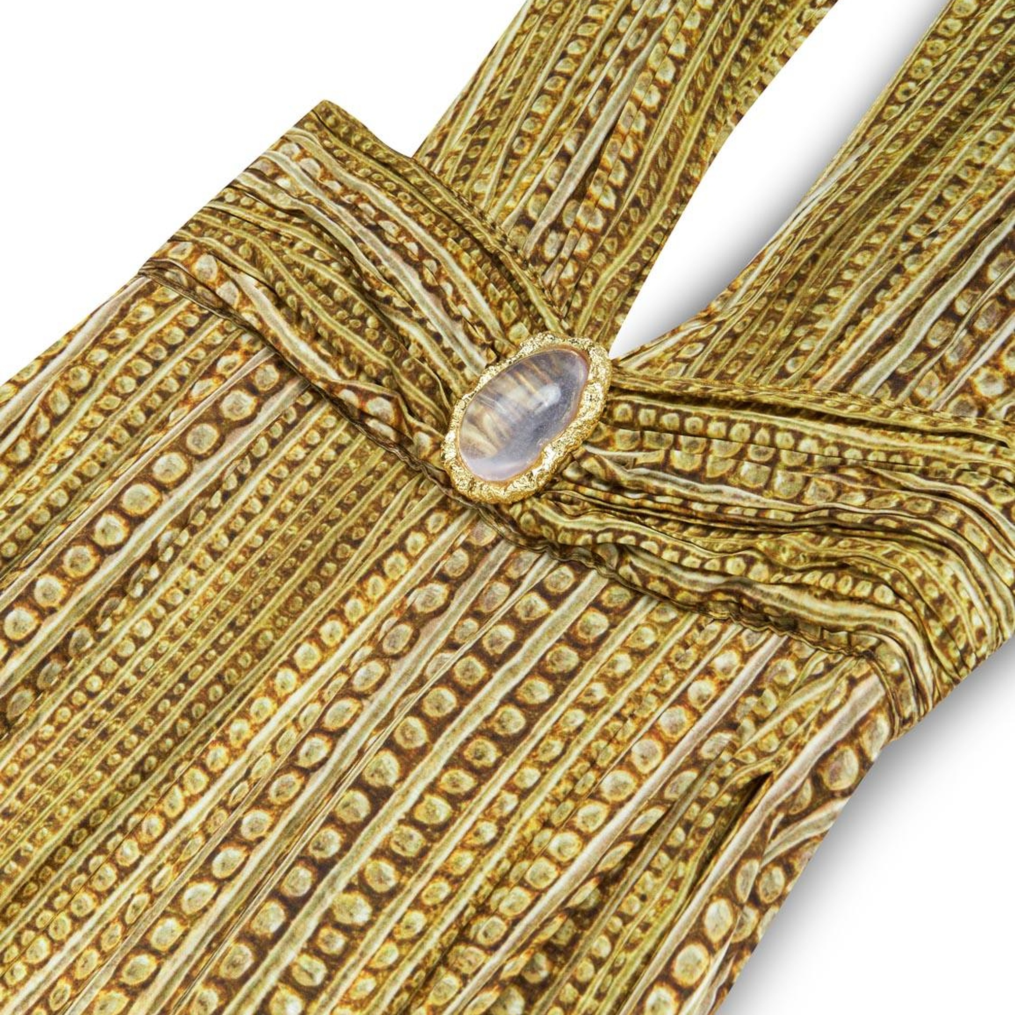 Gold ve Taş Aksesuarlı Tulum