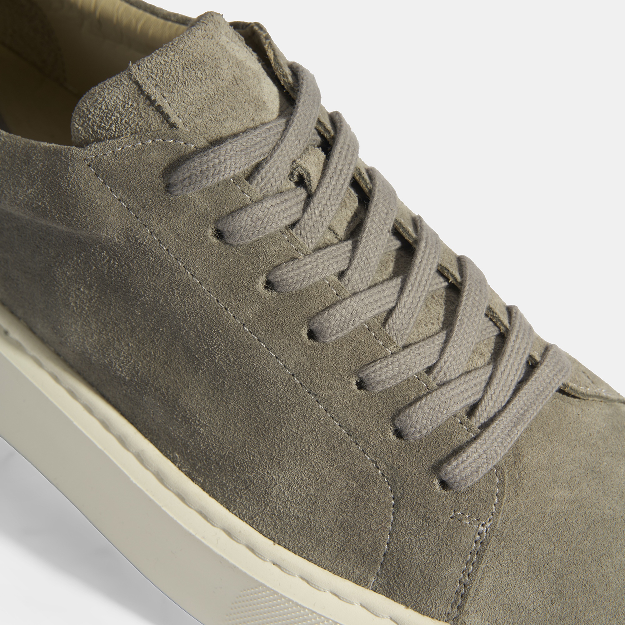 Erkek Gri Bağcıklı Süet Günlük Ayakkabı