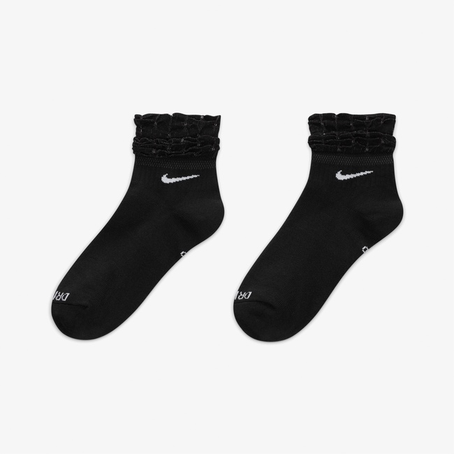  Nike Everyday Ankle Unisex Siyah Çorap