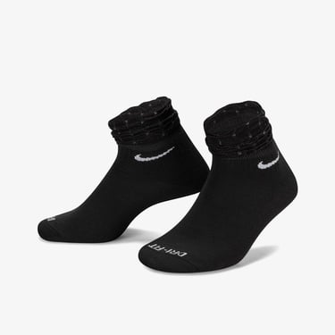  Nike Everyday Ankle Unisex Siyah Çorap