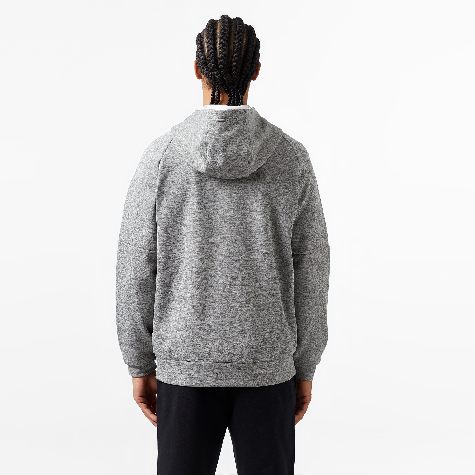 Nike Therma-Fit Full-Zip Erkek Gri Hoodie