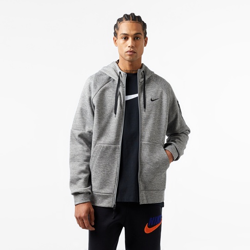  Nike Therma-Fit Full-Zip Erkek Gri Hoodie
