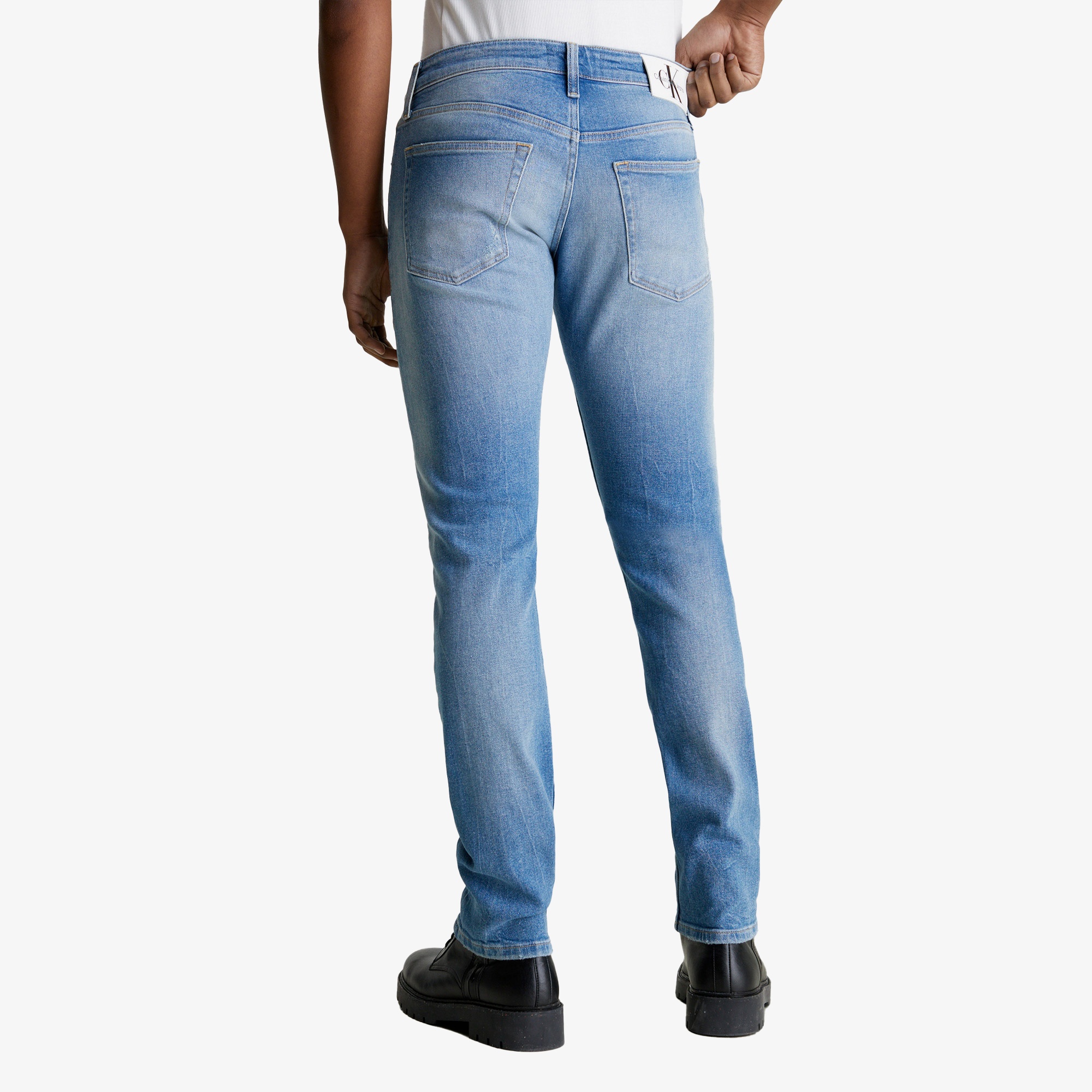 Calvin Klein Jeans Erkek Mavi Jean