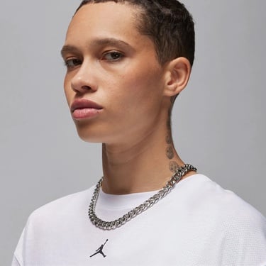 Jordan Sport Diamond Kadın Beyaz  T-Shirt