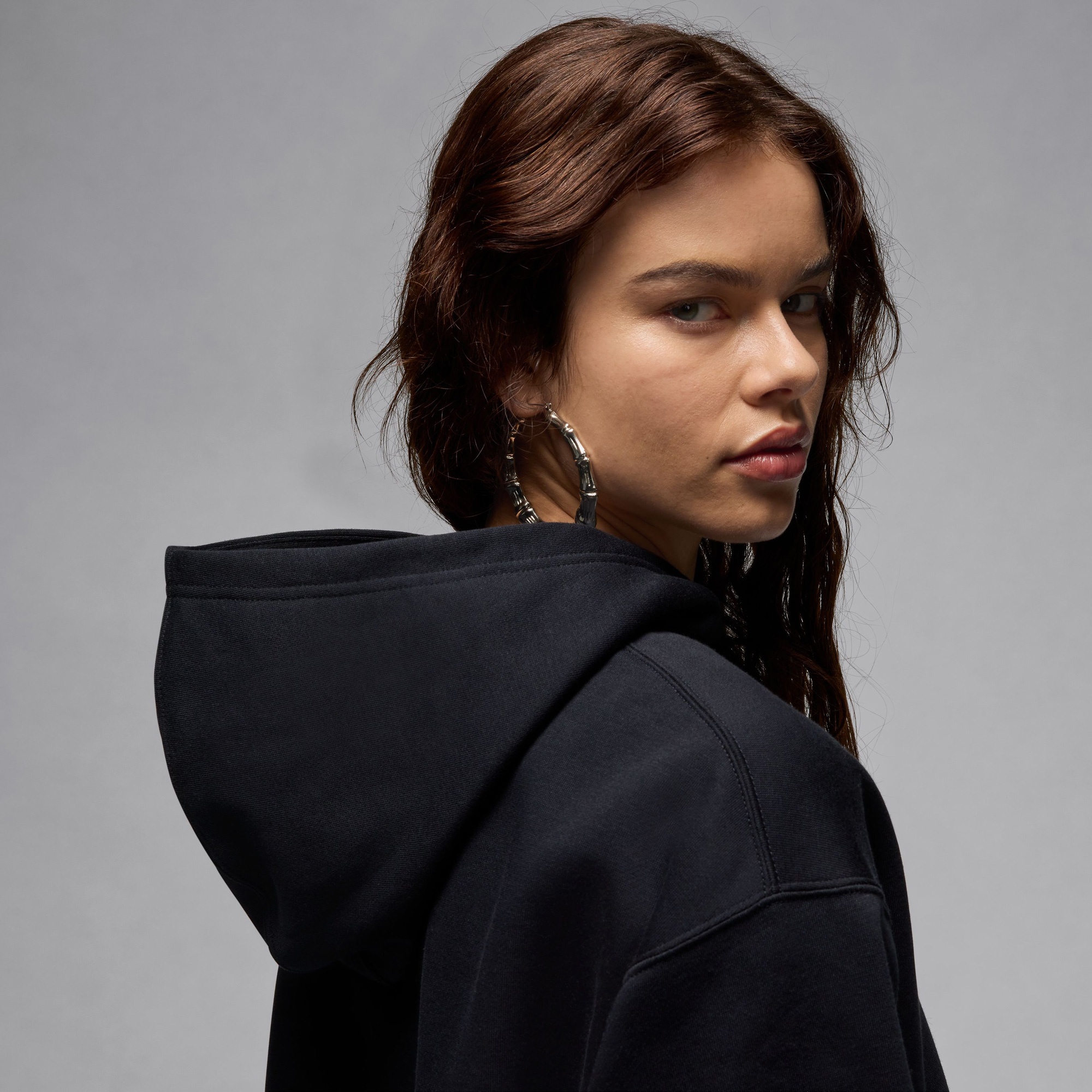 Jordan Brooklyn Fleece Kadın Siyah Sweatshirt