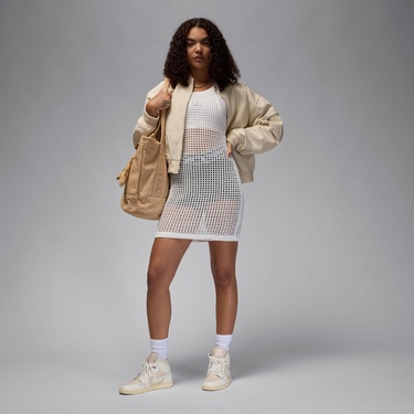  Jordan Air 1 Mid Kadın Kahverengi Spor Ayakkabı