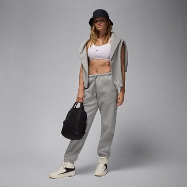  Jordan Brooklyn Fleece Kadın Gri Eşofman Altı