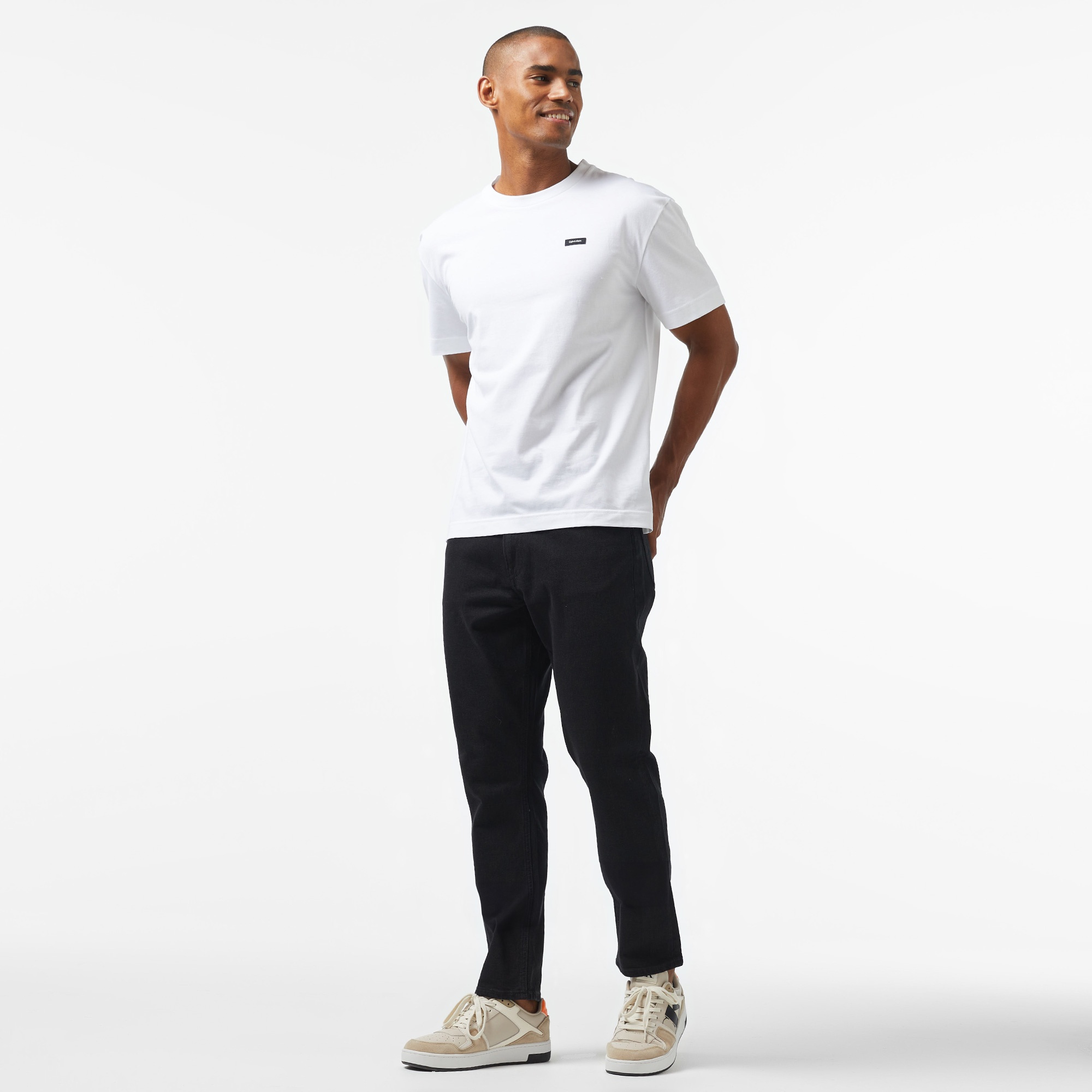 Calvin Klein Tapered - Rinse Erkek Siyah Jean