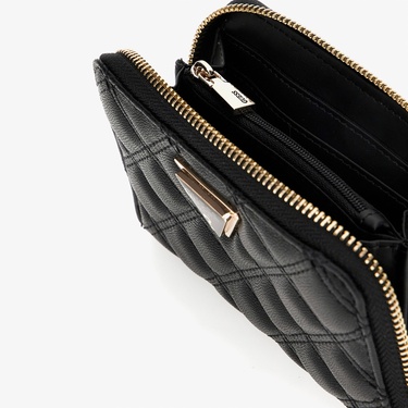  Guess Didi Large Zip 48140 Kadın Siyah Cüzdan