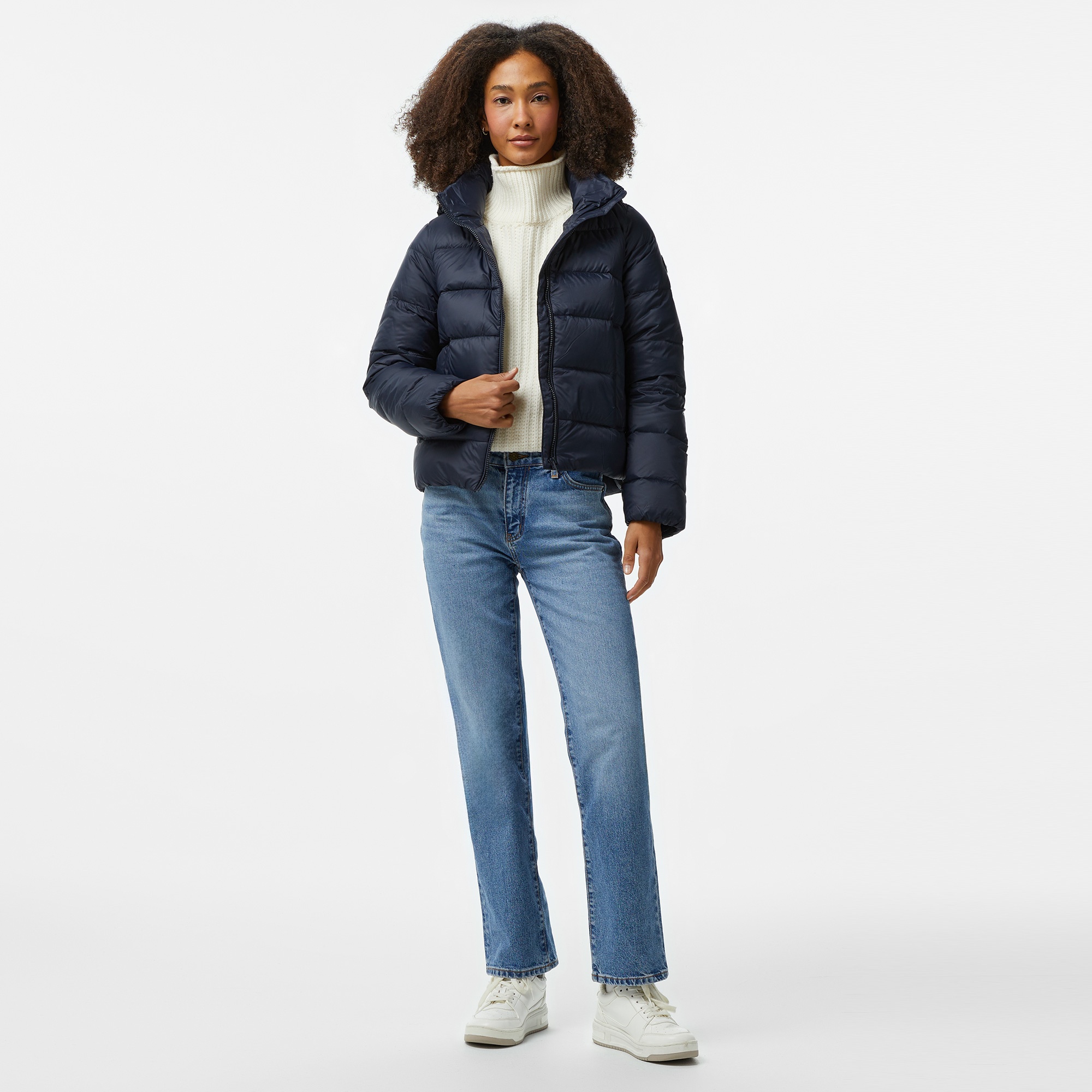 Tommy Hilfiger Down Casual Kadın Mavi Ceket