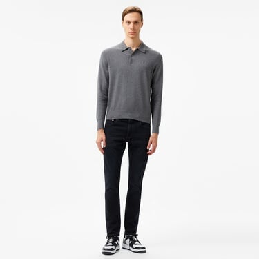  Tommy Hilfiger Pima Erkek Gri Kazak