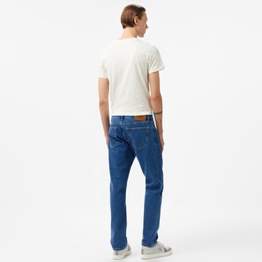  Calvin Klein Jeans Slim Straight Erkek Mavi Jean
