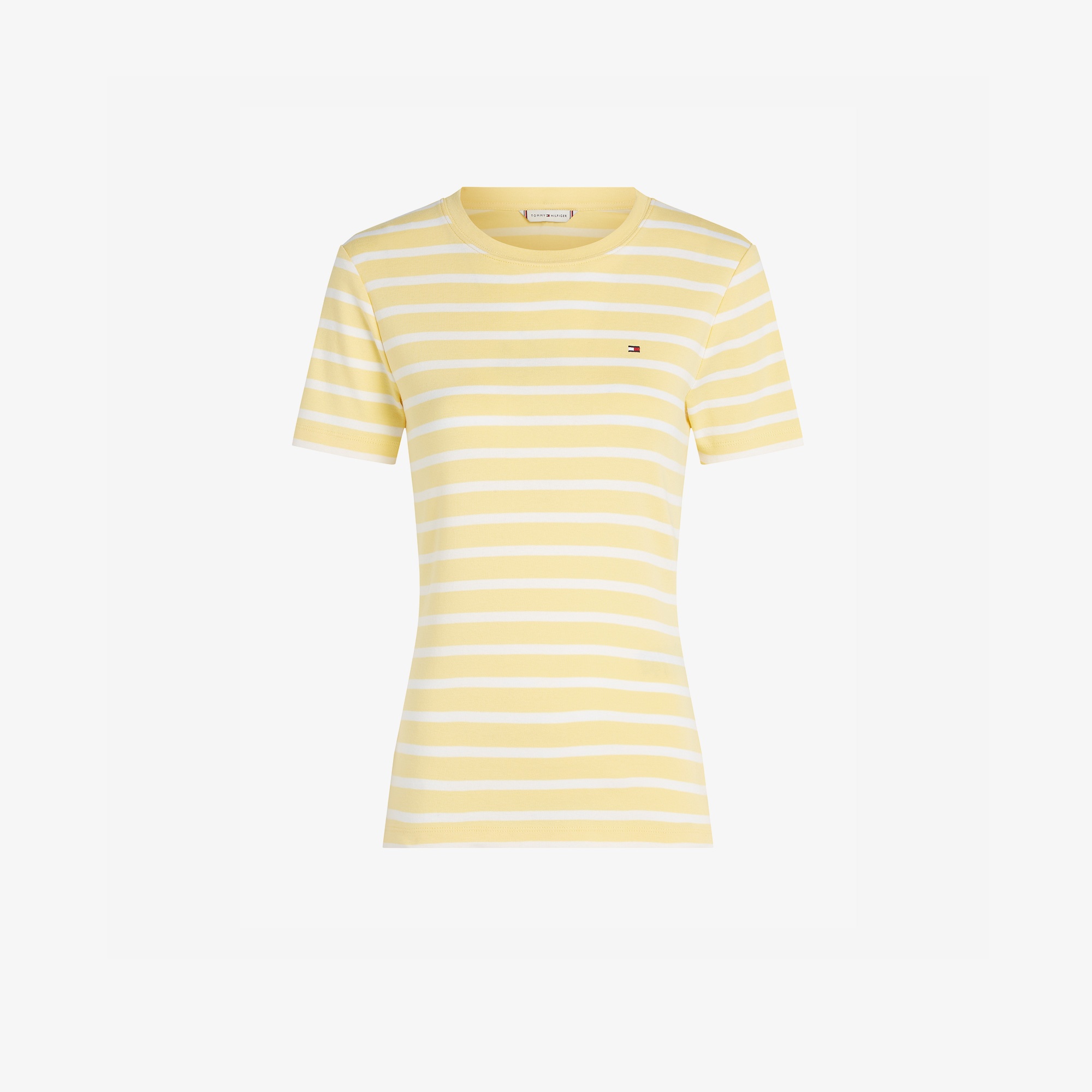 Tommy Hilfiger Slim Cody Kadın Sarı T-Shirt