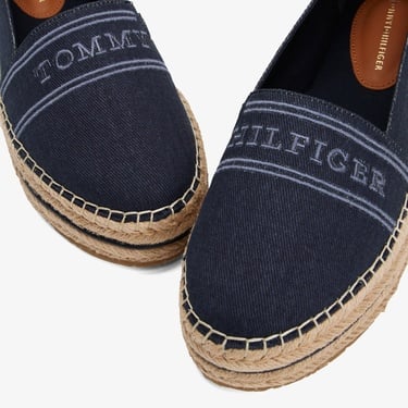  Tommy Hilfiger Denim Platform Kadın Lacivert Espadril
