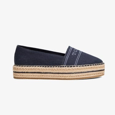  Tommy Hilfiger Denim Platform Kadın Lacivert Espadril