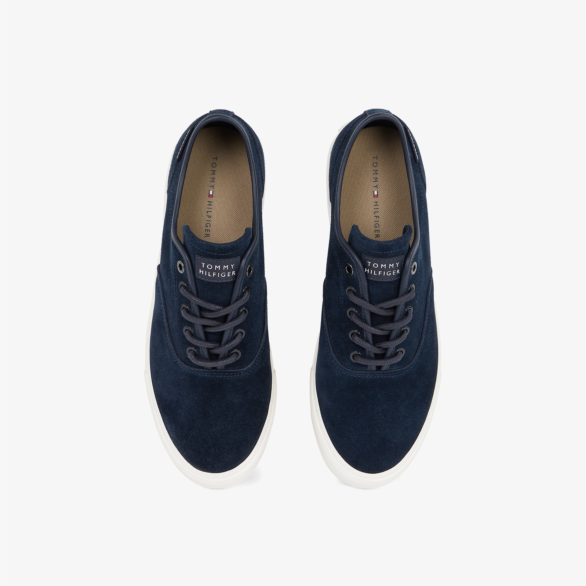 Tommy Hilfiger Low Oxford Suede Erkek Mavi Sneaker