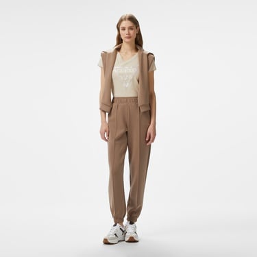  Guess Olympe Jogger Midweight Scuba Kadın Kahverengi Eşofman Altı