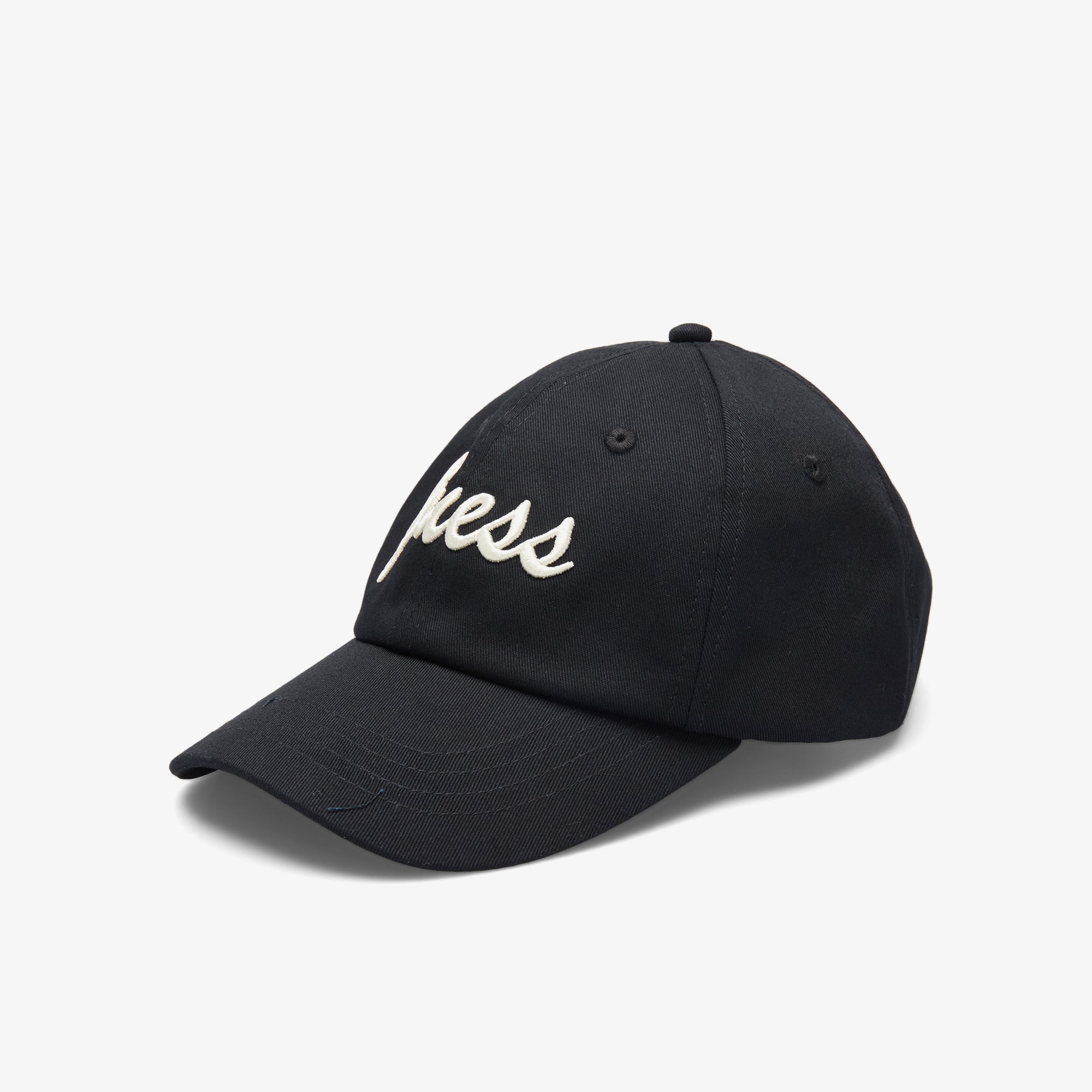 Guess Logo Baseball Diagonal Twill Kadın Siyah Şapka