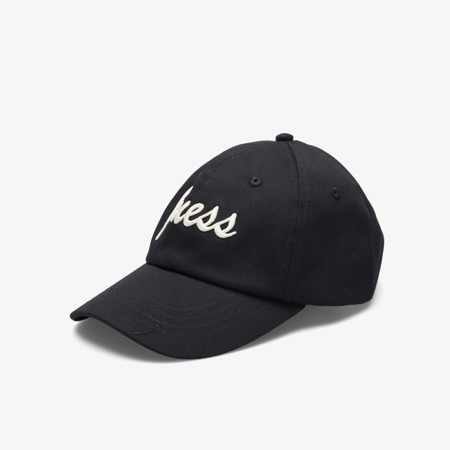  Guess Logo Baseball Diagonal Twill Kadın Siyah Şapka