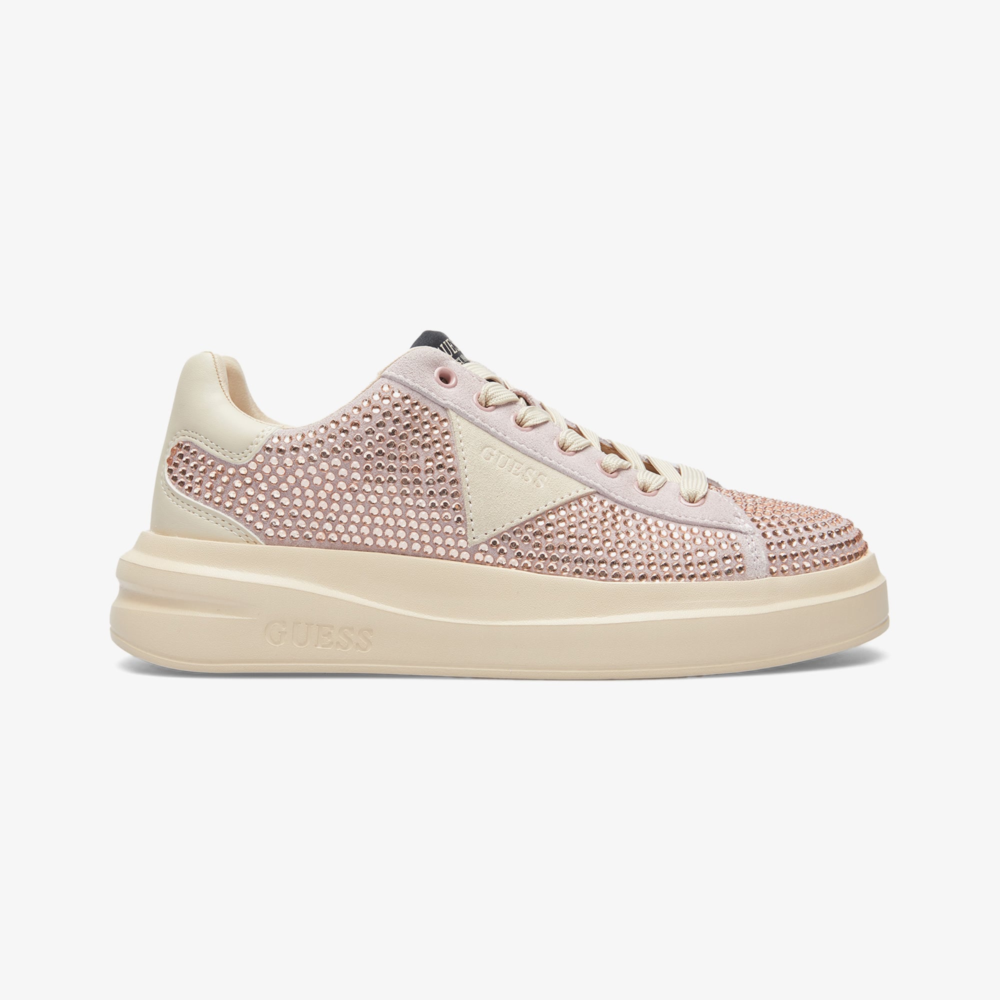 Guess Elbina Suede Kadın Pembe Sneaker - Görsel 2