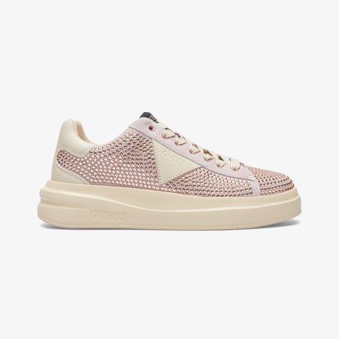  Guess Elbina Suede Kadın Pembe Sneaker
