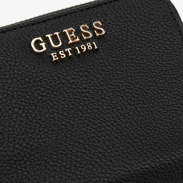  Guess Laurel Medium Zi Laurel Small Zip Around Kadın Siyah Cüzdan