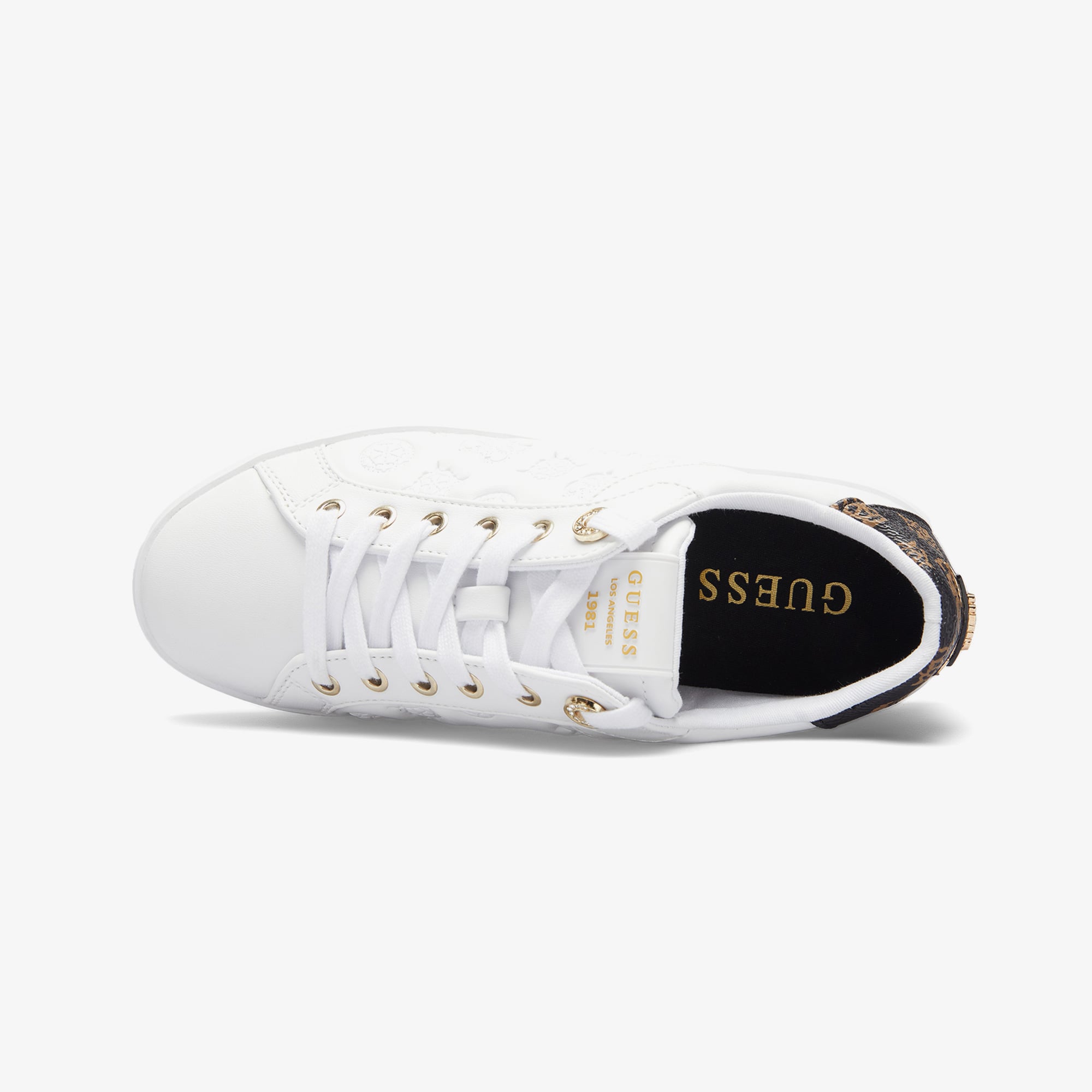 Guess Guess Ronii Logo Kadın Beyaz Sneaker | FashFed Beyaz - 5. görsel